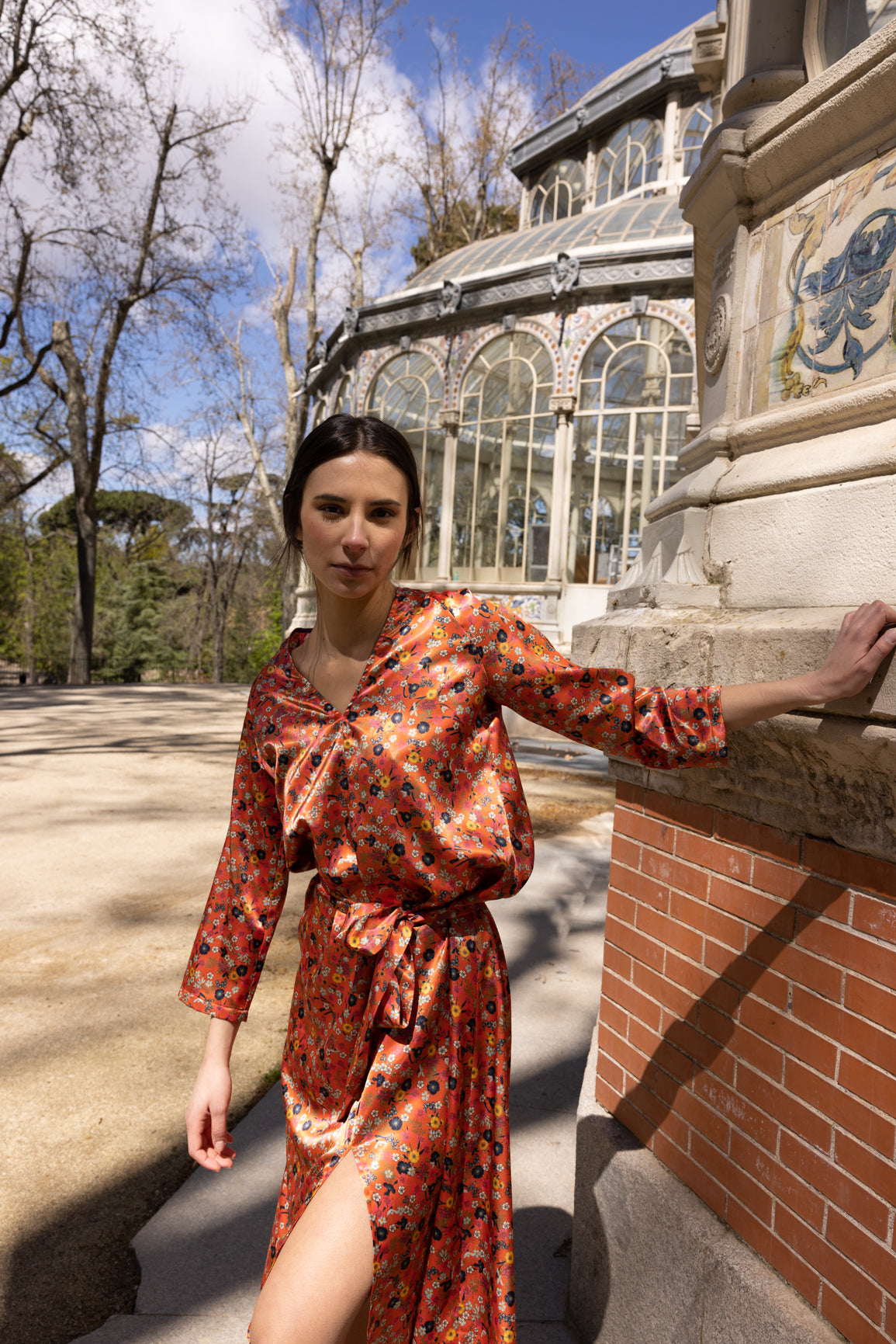 Vestido Iris flowers