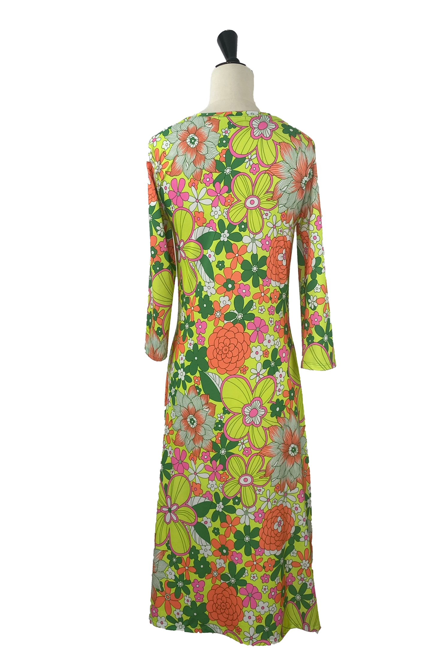 Vestido Sacha pistacho flowers